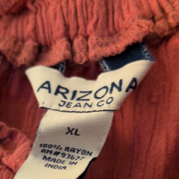 Women's Ruffled Blouse - Rust - Picture 2 of 6